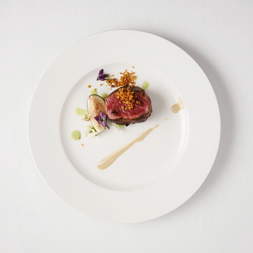 Appetizer: Lemongrass • Fig • Chile • Pecan • Beef by Logan Kendal