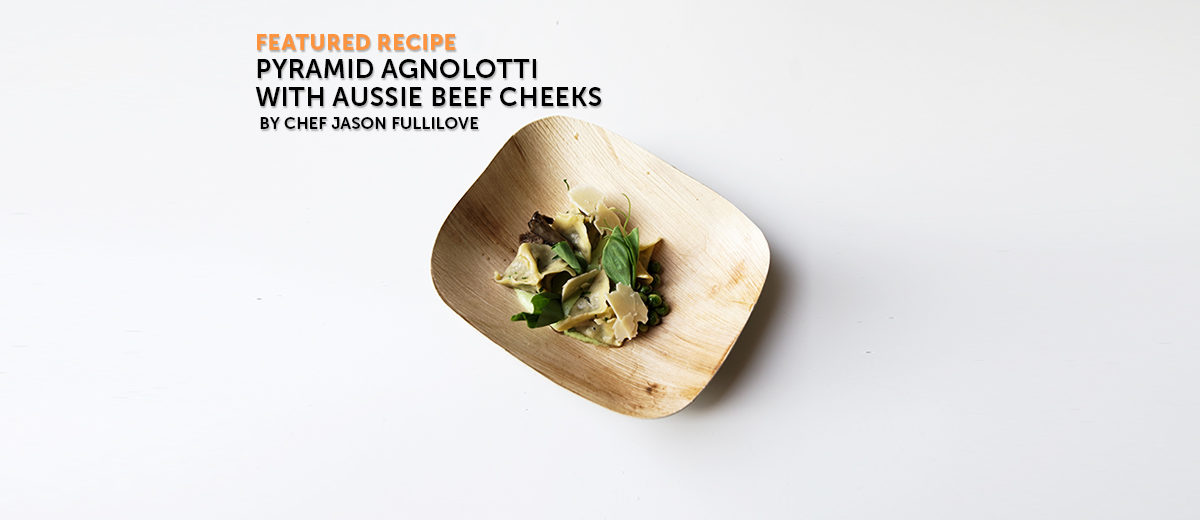 Recipe - Pyramid Agnolotti with Aussie Beef Cheeks