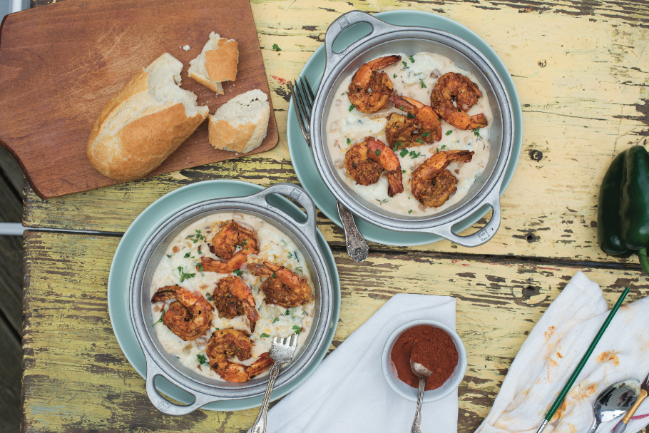 Southern Heat: Shrimp and Grits