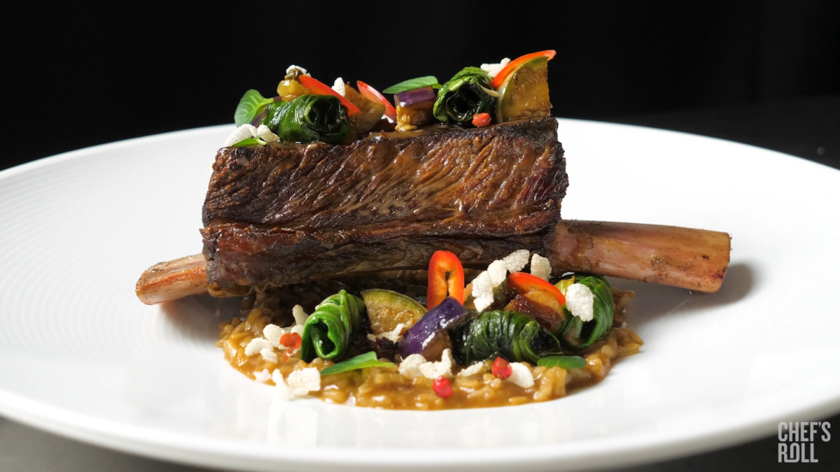 Beef Short Ribs and Rice Porridge – CHEFS ROLL