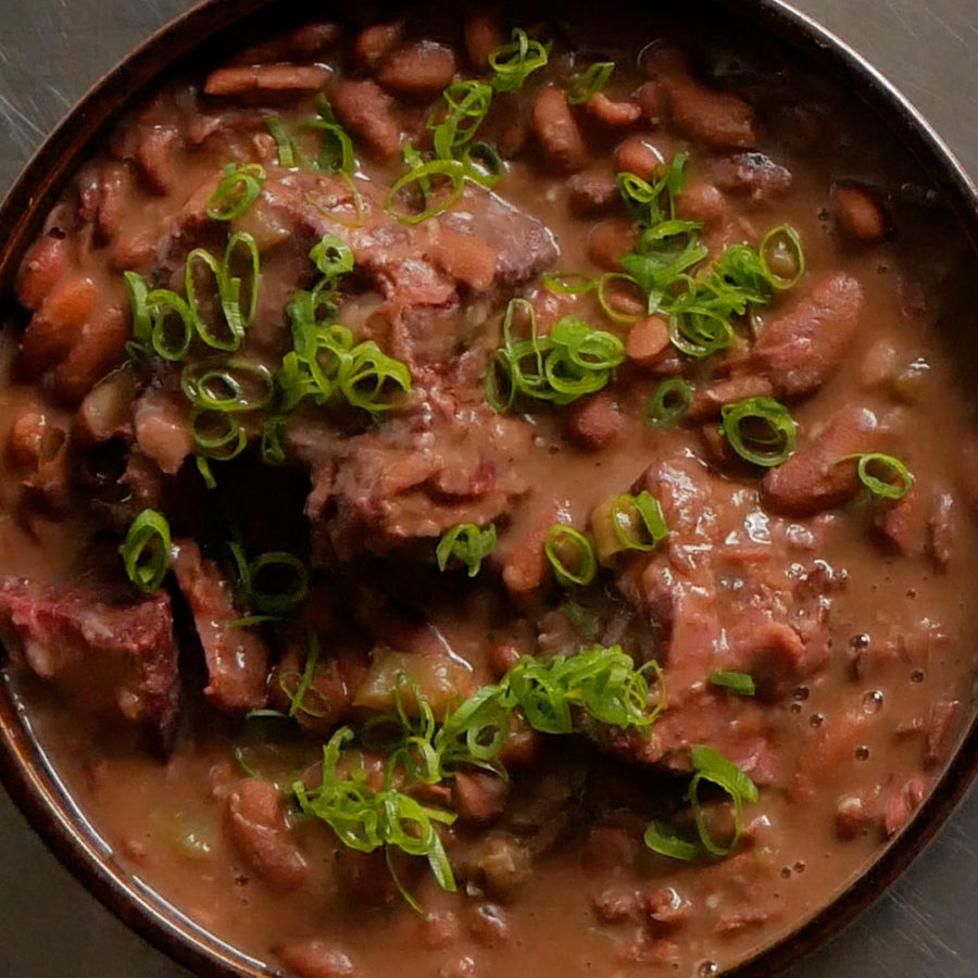 Smoked Beef Rib and Green Chili Beans CHEFS ROLL